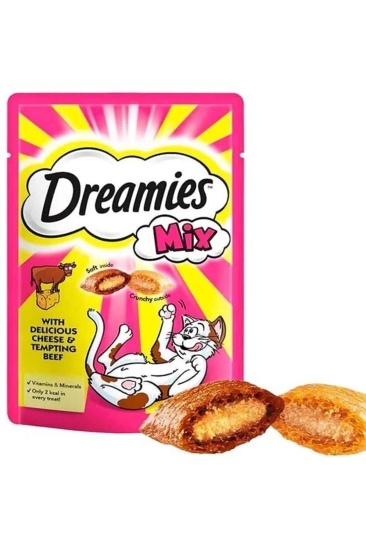 Dreamies  Sığır Etli Peynirli Kedi Ödül Maması 60 gr 24 Ad