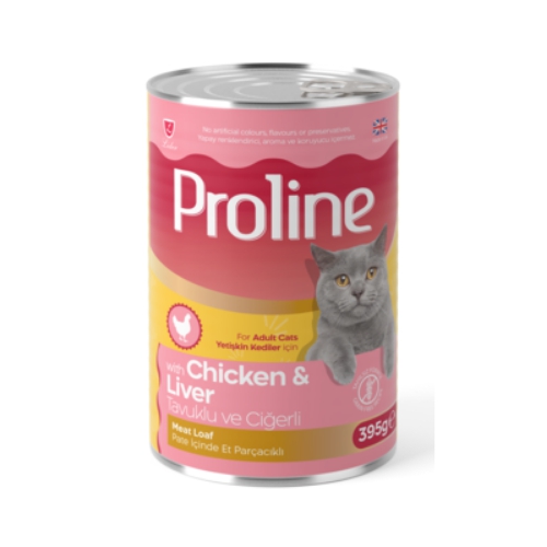 Proline Tavuklu ve Ciğerli 400 GR Konserve Yetişkin Kedi Maması