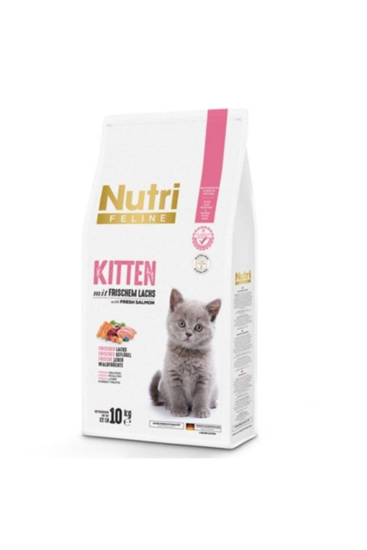 Nutri Feline Kitten Somonlu 10 kg Yavru Kedi Maması