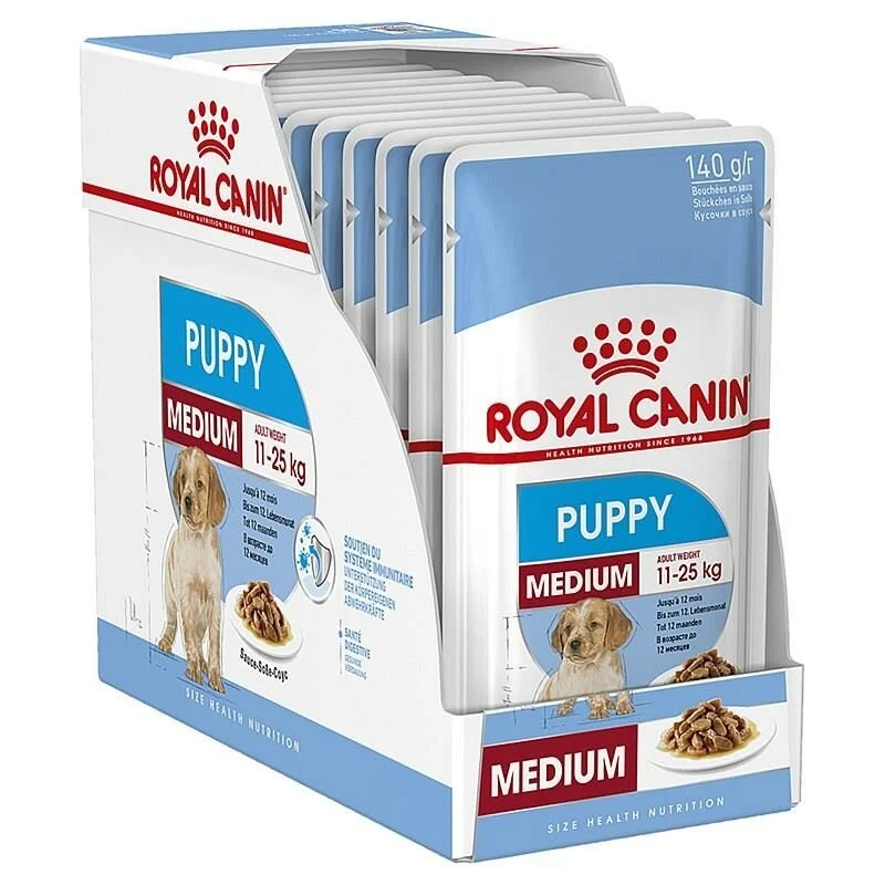 Royal Canin Medium Puppy 140 gr 10’lu Yavru Köpek Yaş Maması