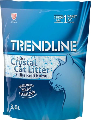 Trendline Silika Kristal 3.6 lt Kedi Kumu